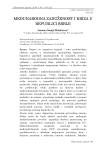 Međunarodna zaduženost i kriza u Republici Srbiji