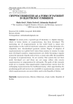 Cryptocurrencies as a form of payment in electronic commerce