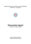 2 vol.19, 2024 - Ekonomski signali