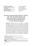 Interactions between regulations, law, new technologies, and organizational policies in financial fraud detection – a case study of Serbia