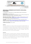 Ontological Experience and the Ontic Ontological Human Being