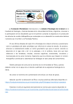 Convocatoria Concurso alumnos de la Cátedra Psicología de la Salud de la UFLO