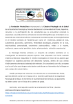Convocatoria 2022 Concurso alumnos de la Cátedra Psicología de la Salud de la UFLO