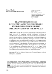 Transformation and economic aspects of software engineering through the implementation of the EU AI Act