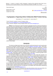 Cryptography in Organizing Online Collaborative Math Problem Solving