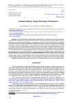 Academic Writing: Origins and Impact of Eloquence