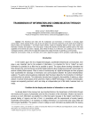 Transmission of Information and Communication Through New Media
