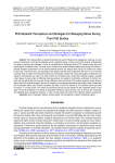PhD Students’ Perceptions and Strategies For Managing Stress During Their PhD Studies