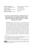 Change in the traffic crime rate in the Republic of Serbia during the first decade of the Global Action for Road Safety