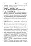 Базовые характеристики климатической неопределенности в странах Евросоюза