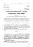 Digital Transformation and the Implementation of Telemedicine: Challenges in Healthcare Institution Management