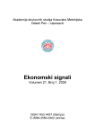 1 vol.21, 2026 - Ekonomski signali