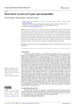 Plant Patent Systems for Equity and Sustainability