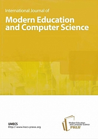 International Journal of Modern Education and Computer Science